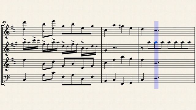 The Queen of the Night Aria for SATB Saxophone Quartet - The Magic Flute Wolfgang Amadeus Mozart смотреть онлайн