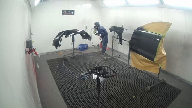 Как подготовить и покрасить новую деталь, чем шкурить, чем заматовать, покраска Hiundai смотреть онлайн