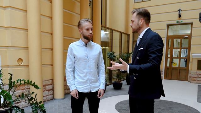 Ведущий Антон Матвеев интервью || Съёмка Валентин Пузанов