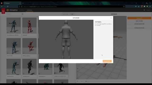 Как анимировать 3d персонажа за 2 минуты, АБСОЛЮТНО БЕСПЛАТНО?! смотреть онлайн