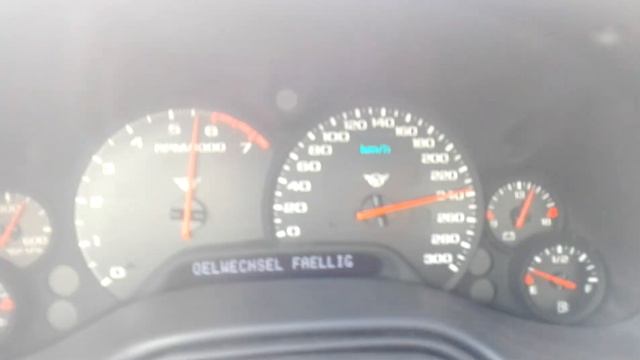 Corvette C5 0-300 on Bord. Top Speed смотреть онлайн