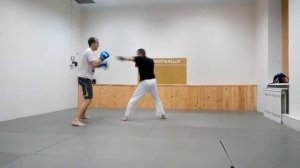 Тренировка на матах, бокс (Training on the mats)