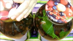 КОМПОТ ИЗ ЧЕРНОЙ СМОРОДИНЫ - Взрыв вкуса! КОМПОТ ИЗ СМОРОДИНЫ на зиму МОХИТО