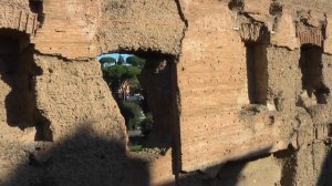 Aerial video of Terme di Caracalla. Rome, Italy !