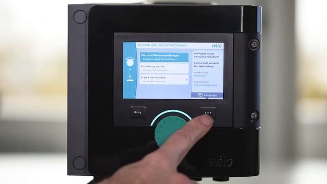Tutorial Wilo Stratos MAXO Bedienelemente смотреть онлайн