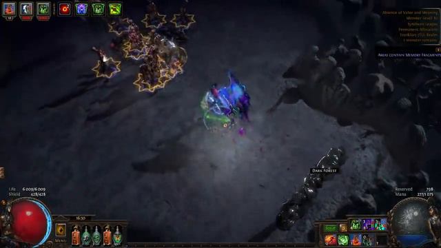 Unleash popcorn Skeletons / Dark pact - build guide - Path of Exile (3.6 Synthesis) смотреть онлайн