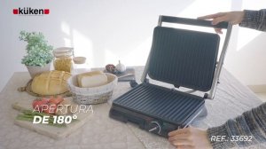 Sandwichera eléctrica grill 2000w Küken