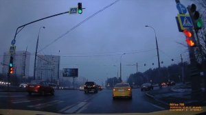 Взгляд из окна такси. Вечерний час пик: Обручева - Балаклавский - Чертановская.