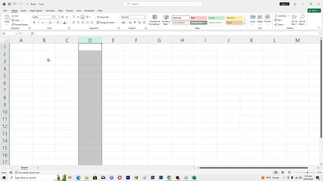 How To Start a Basic Spreadsheet in Excel (2023)