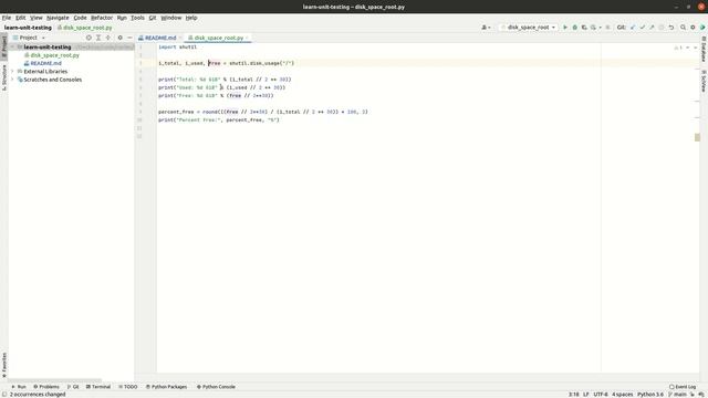 UnitTesting in Python 3, part 0
