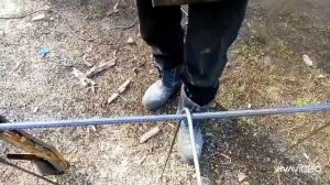 Как вязать арматуру  крючком.