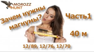 Зачем нужны магнумы в 12 калибре? Дробь #1. Часть 1 (40 метров).