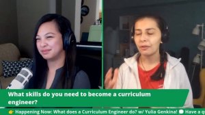 What does a Curriculum Engineer do? Featuring Yulia Genkina!