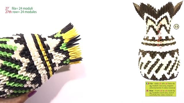 Origami 3d Sunflowers's Vase Tutorial 1/32 Origami 3d Vaso di girasoli Tutorial смотреть онлайн