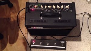 Vox VFS5 Footswitch Demo on VT-40+