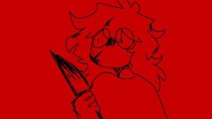 Friday Night Funkin’ - FNF Sky Animation  Please notice me senpai meme (FLASH WARNING)