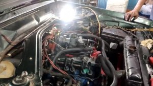 1971 Ford Taunus 2.3 V6 23M coupe yeni motor (New engine)