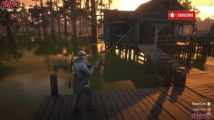 SWAMP FISHING AT LAGRAS 🎣 RDR2 ONLINE 🎣 RED DEAD REDEMPTION 2 GAMEPLAY 🎣 BIG FISH 🎣