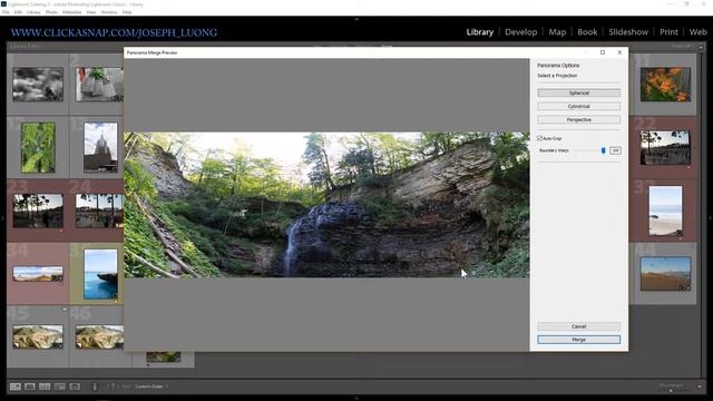 Lightroom tutorial: Horizontal Panorama Photo смотреть онлайн