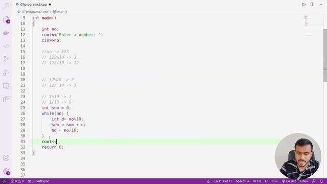 Programming Exercise 2 - Looping Statements in C++