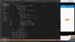 22- Flutter FlatButton and FlatButton.icon Widgets