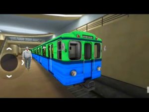 Парад московский поездов метро в игре  Subway simulator