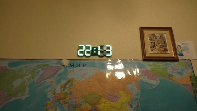 БОЛЬШИЕ НАСТЕННЫЕ LED ЧАСЫ | ОБЗОР смотреть онлайн