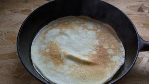 Блины с ветчиной и сыром