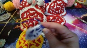 Вяжем сапожки крючком. Красивый мотив. Войлочная стелька.