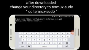 Install sudo install termux  Root require