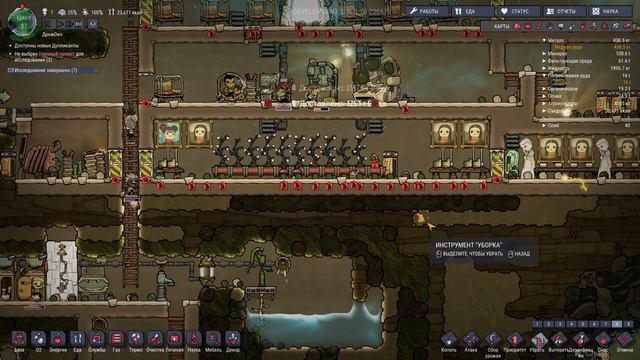 (Незадыхайка) Выживание Oxygen Not Included: Oil Upgrade - 6 - Плантации еды