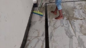 how to clean floor tiles।। acid washing।।#tiledesign #omtiles @ManojDeyVlogs #tilesborder