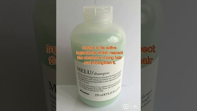 #DAVINES MELU MELLOW ANTI-BREAKAGE LUSTROUS SHAMPOO LONG OR DAMAGED HAIR 250ML #made in Italy