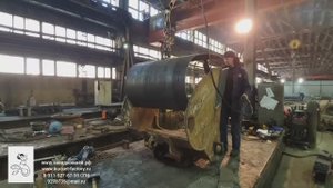 Ремонт ковша. Замена днища на ковше. ЗАВОД КОВШЕЙ