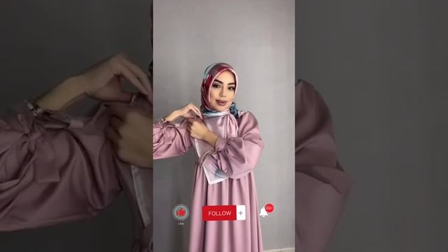 Как красиво завязать платок?Hijab tutorial✨