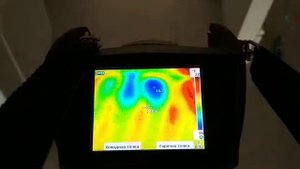 Видит ли тепловизор холодную воду под плиткой? Как найти тепловизором утечку холодной воды в полу?