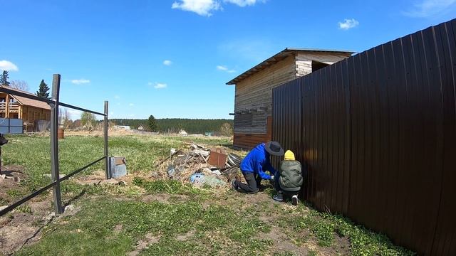 #4 БУДНИ В ДЕРЕВНЕ. Переделка нового навеса :))) Переделка крыши. Жизнь в деревне.