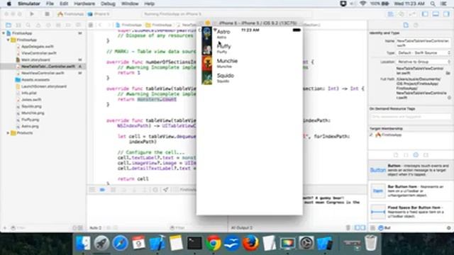 CMSC 481 - iOS Table View Controllers смотреть онлайн