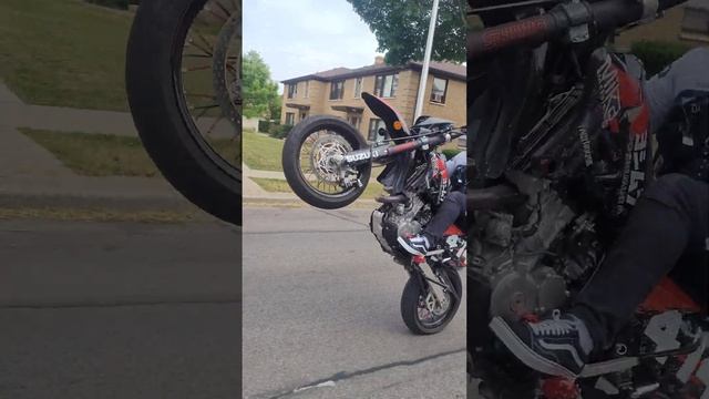 Rompiendo Milwaukee #free #video #life #viral #wheelie #bikelife #motorcycle #drz400