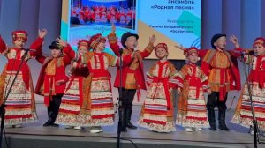 Самые маленькие солисты коллектива «Родная песня».