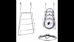 Подставка для крышек навесная на рейлинг