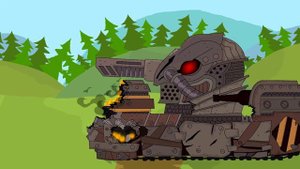 КВ-45 (Геранда) VS КВ-6 Берсерк (Хомы) - Финал битвы. Мультики про танки