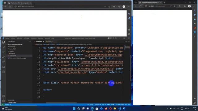 JavaScript Moderne Cours14 Application Web Dynamique Mise en place de Bootstrap 5.2.2 смотреть онлайн