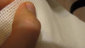 Обмётка канвы/ вышивка для начинающих