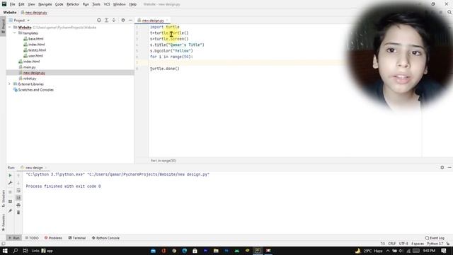 How To Create Patterns in Python using Turtle Module.