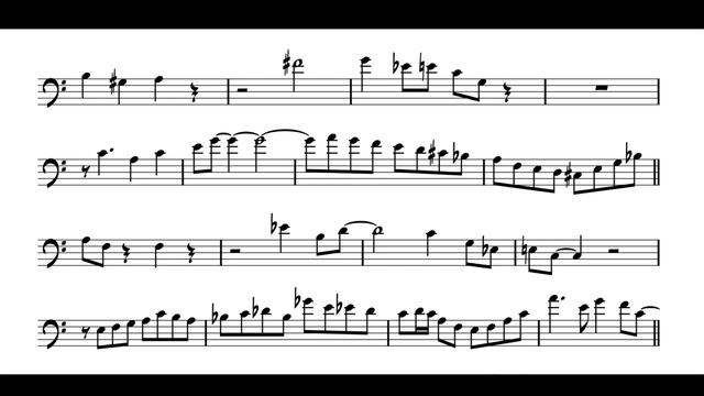 Yuri Tamaki - ‘’In A Mellow Tone” Trombone Solo Transcription смотреть онлайн