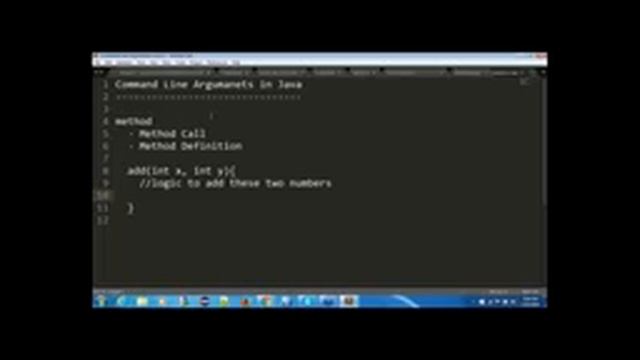 Command Line Arguments in Java