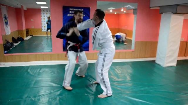 Всемирная федерация Джиу-джитсу и Кобудо Новосибирск Фатеев Алексей. Базовые техники
