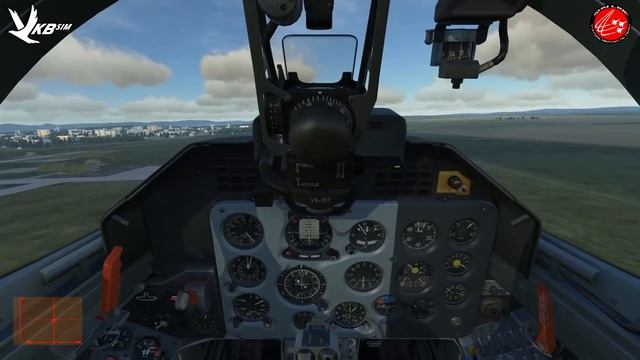 DCS World VAT Skyline L-39 №1 - Запуск, руление, полет по кругу. смотреть онлайн