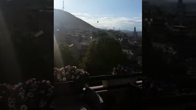 Вид с Tiflis Veranda. Один из лучших ресторанов Тбилиси.